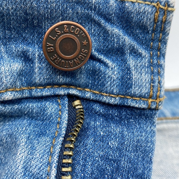 Levi Strauss Signature Bootcut 5 Pocket Men’s Blue Jeans Size 32 x 32 - Picture 14 of 15